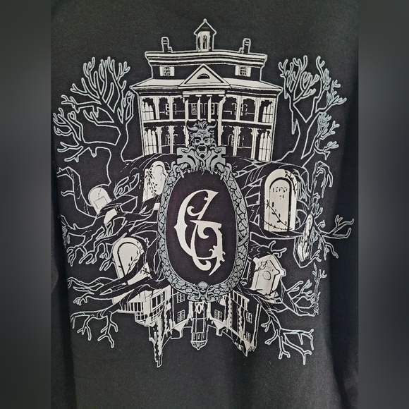 Our Universe Disney The Haunted Mansion Gracey Manor Oversized Hoodie - Picture 2 of 6